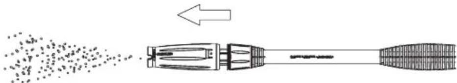 Cocraft PRO HR170-I - Adjusting the pressure and spray pattern (does not apply to turbo lance) - 1