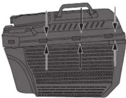Cocraft LM33 - Operating instructions Adjusting the cutting height - 1