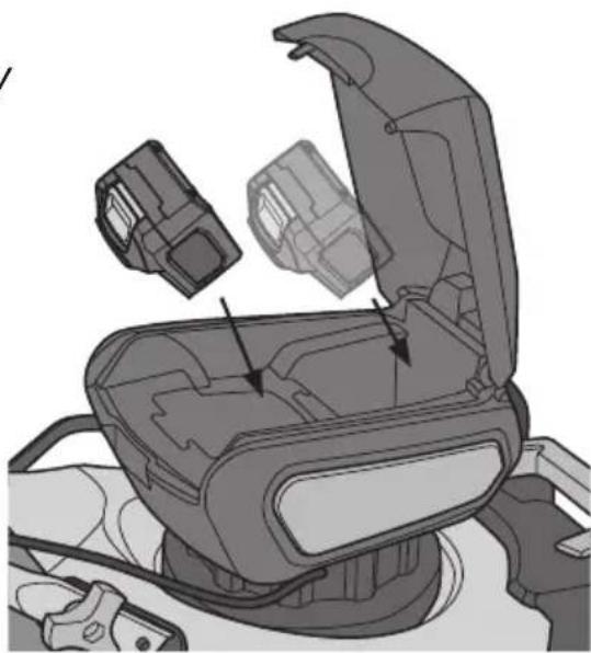 Cocraft PRO Edition V40 - Inserting and removing the battery - 2