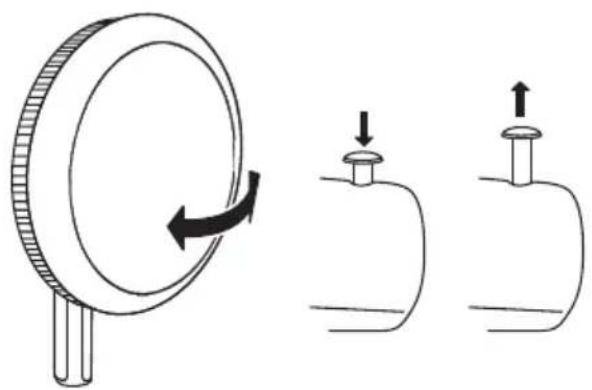 Clas Ohlson FT23-16J - Oscillation on/off knob - 1