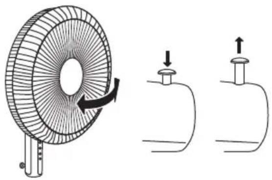 Clas Ohlson FD-40KI - Svängningsknapp - 1