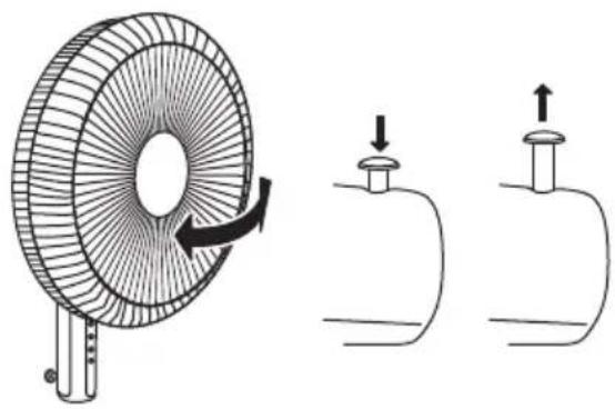 Clas Ohlson FD-40KI - Kääntyvän liikkeen painike - 1
