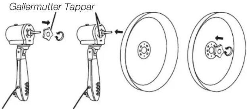 Gallermutter Tappar