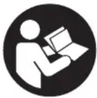Clas Ohlson DJC123-120 - Product marking with safety symbols on the power tool - 1