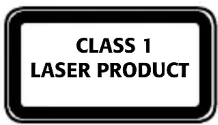 CLASS 1 LASER PRODUCT