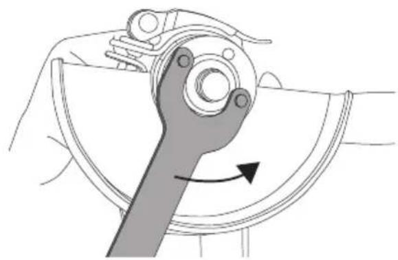 Cocraft LXC AG18 - Fitting a cutting/grinding disc or other accessory - 4