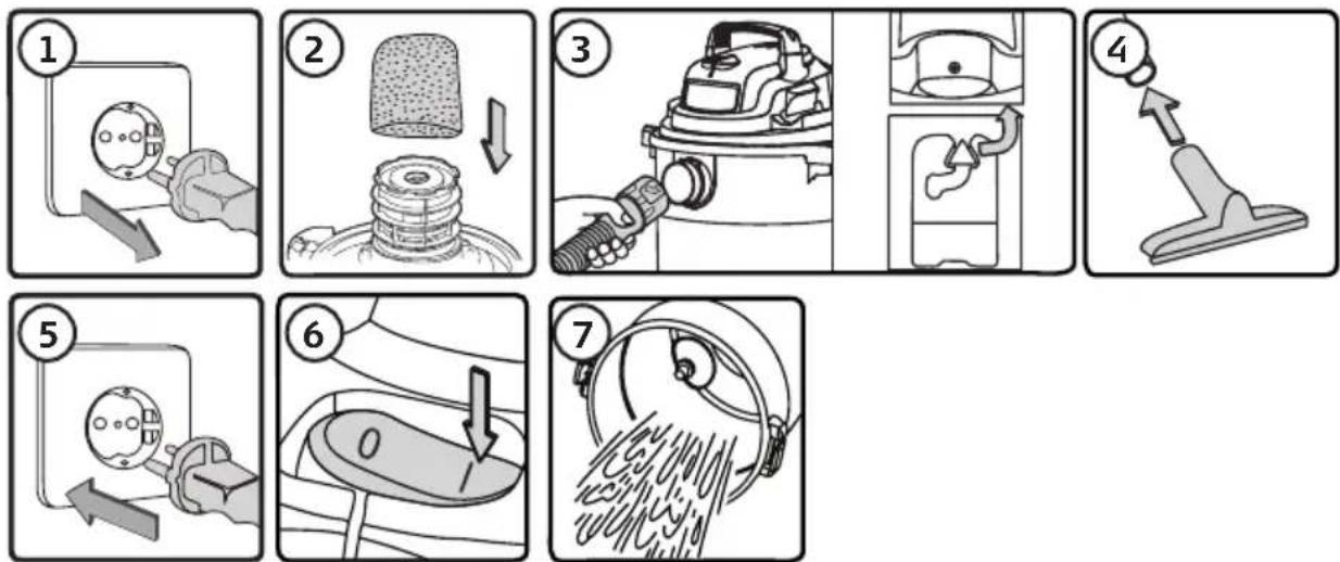 Cocraft HWD 18 - Wet vacuuming - 1