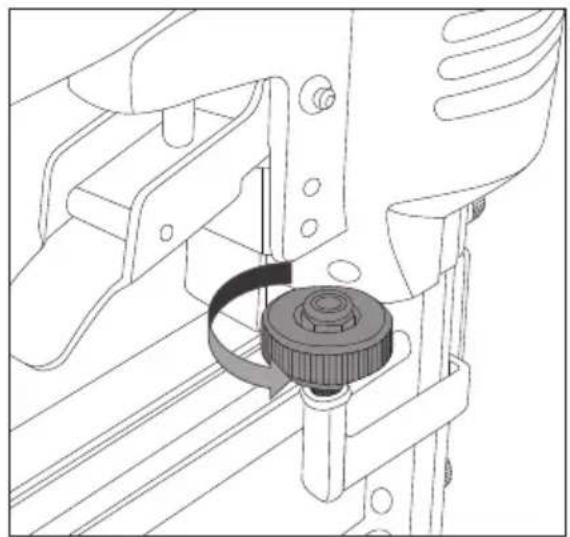 Cocraft HB18 - Schlagtiefe mit dem Einstellrad einstellen - 1