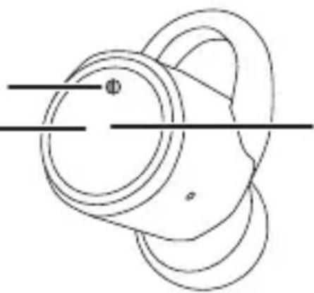 Pure diagram of a mechanical or optical component with concentric circles and intersecting lines (no text or symbols)