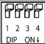 PAC RPK4-FD2201 - DIP Switches and Wiring Connections - 1