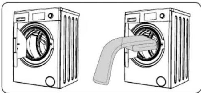 SHARP ES-NDH0144WC-GR - Putting Laundry in the Machine - 1