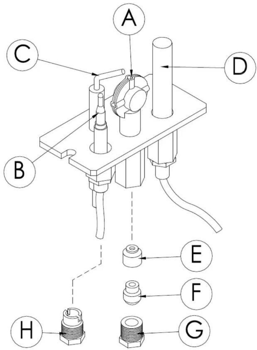 BARTSCHER G80LHK - FIG. ZUNDBRENNEN BR.G - 1