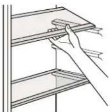 VOX SBS6025IXF - Positioning the door balconies - 1