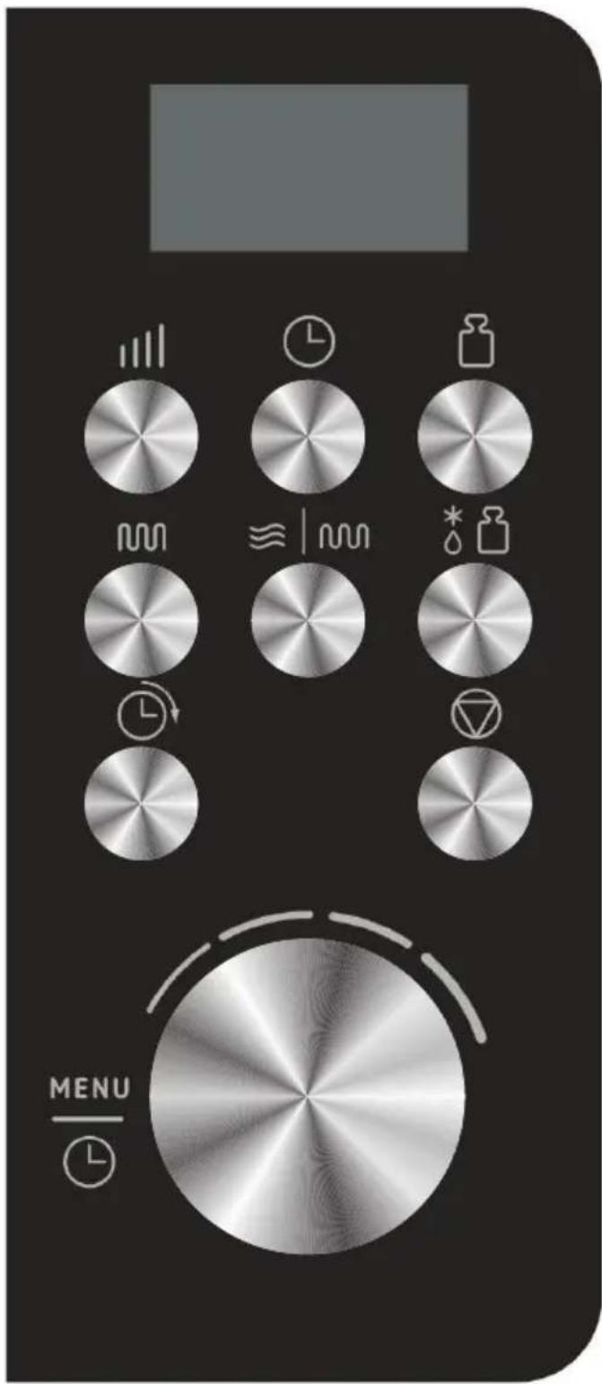 Game interface screenshot showing a circular progress chart with icons for speed, time, volume, and menu controls