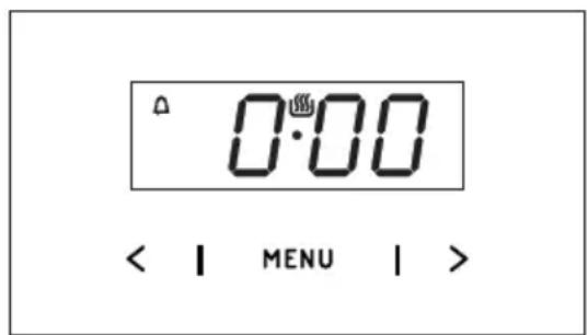 Δ 0:00 < | MENU | >