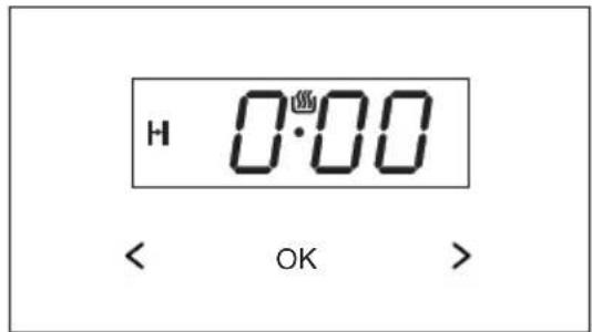 H 0:00 < OK >