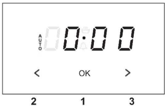 AUTO 0:00 < OK > 2 1 3