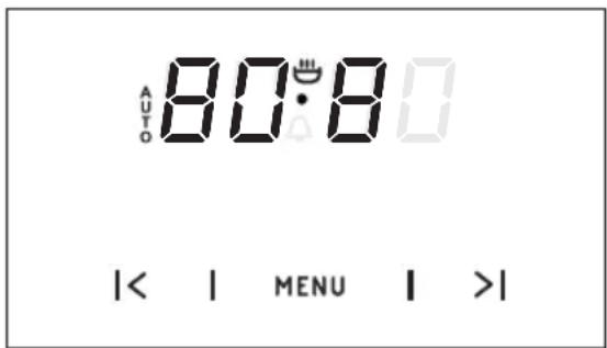 AUTO 80:80 |< | MENU | >|