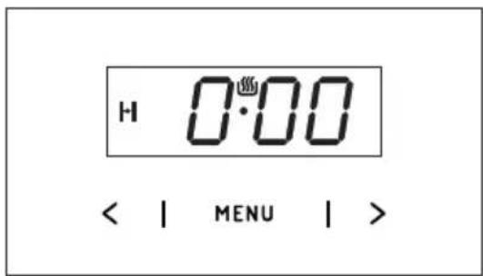 H 0:00 < | MENU | >