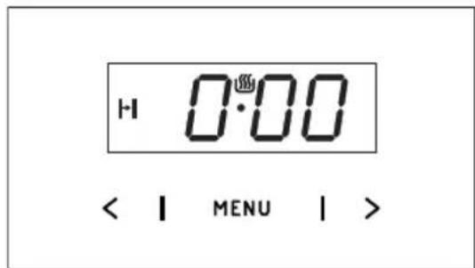 H 0:00 < | MENU | >