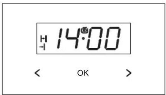 H 14:00 < OK >
