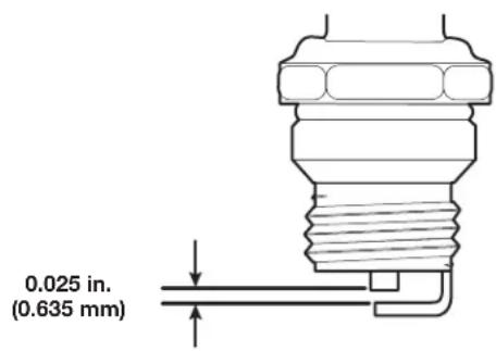 0.025 in. (0.635 mm)