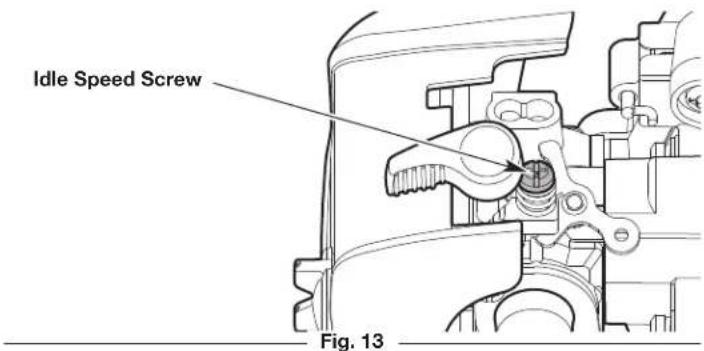 Idle Speed Screw Fig. 13