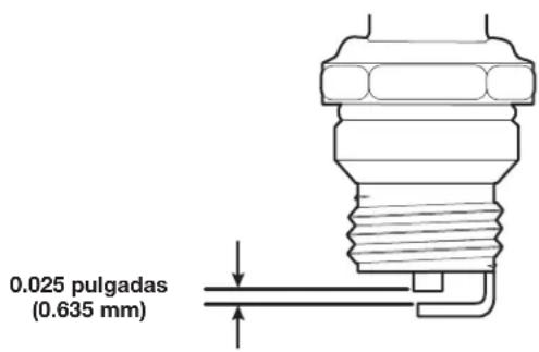 0.025 pulgadas (0.635 mm)