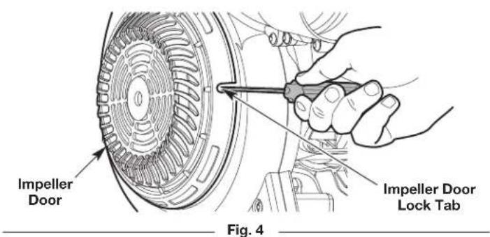 Impeller Door Impeller Door Lock Tab Fig. 4