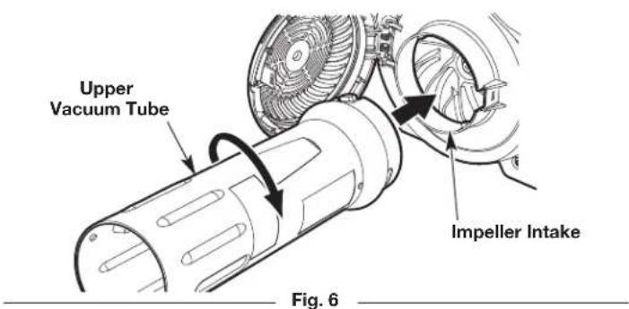 Upper Vacuum Tube Impeller Intake Fig. 6
