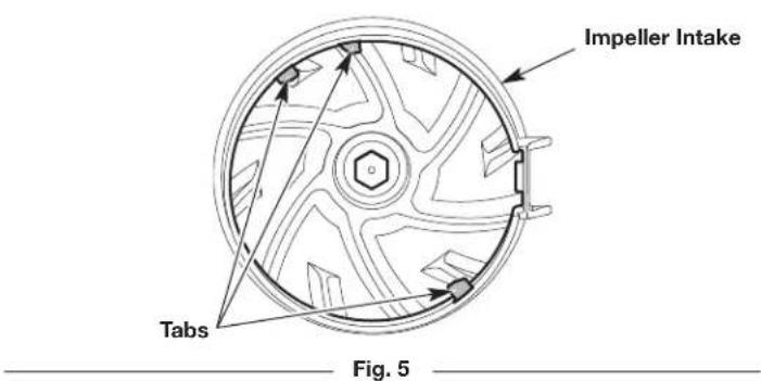 Impeller Intake Tabs Fig. 5