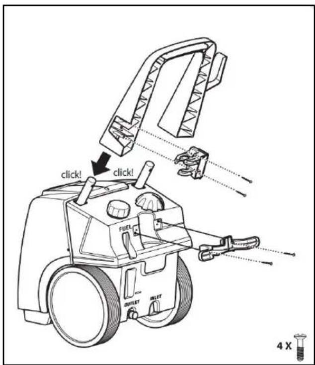 click! click! FUEL ONLET INLET 4 X