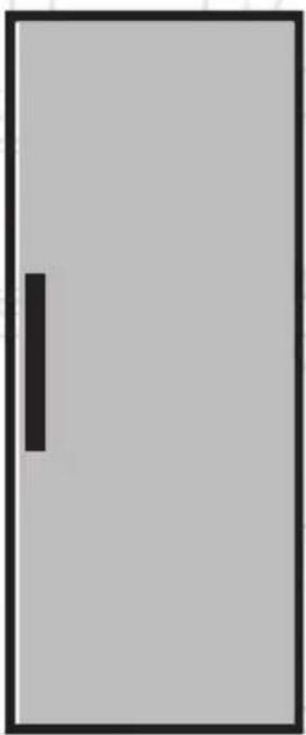 Simple geometric shape with a vertical black line on a gray background (no text or symbols)