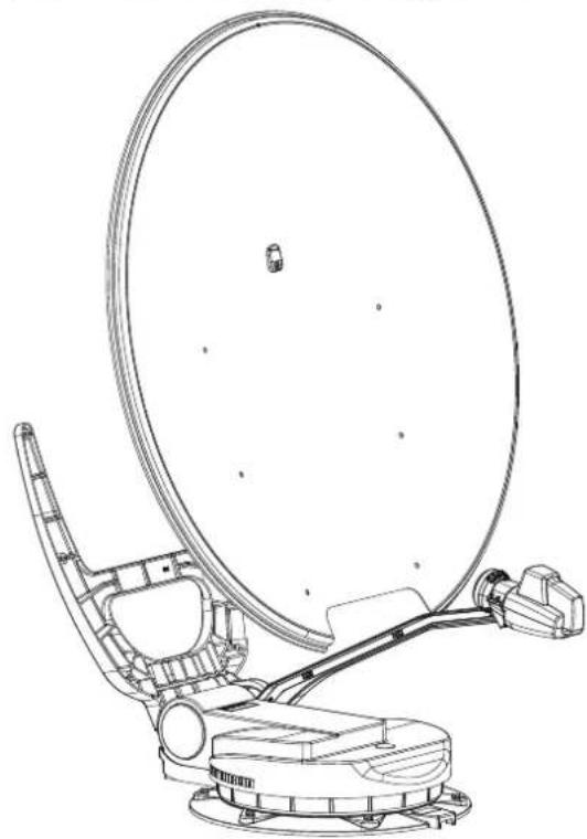 KATHREIN HDP 850 GPS - Installing the Parabolic Reflector - 1