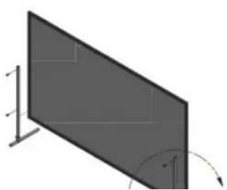 Stewart WallScreen Deluxe - T-STAND (SELF-SUPPORTING) - 1