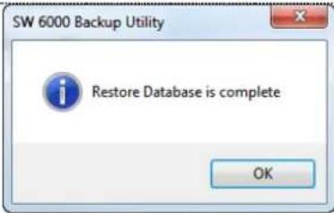 SHURE SW6000 - Restoring data to same database - 4