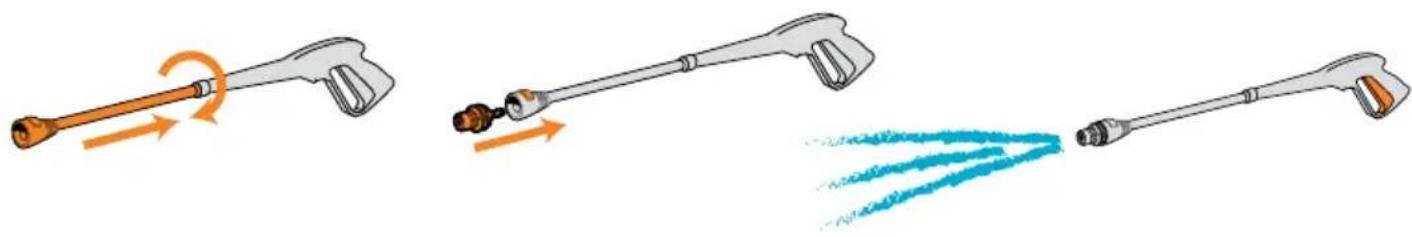 VAX PowerWash 3 Complete VPW4C - Using your accessories - 1