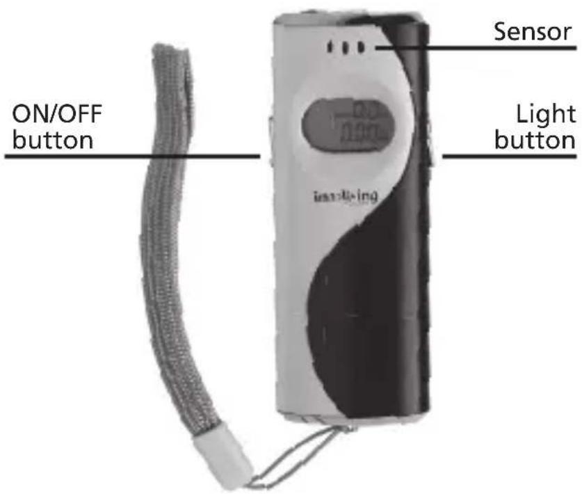 ON/OFF button Sensor Light button in-lying