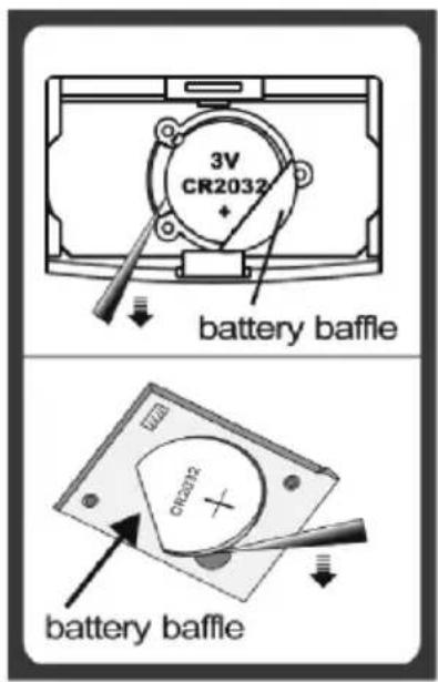 3V CR2032 battery baffle CR2032 battery baffle