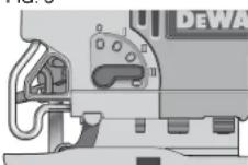 DEWALT DW300 - Ação de Corte - Orbital ou Reto (Fig. 5) - 1