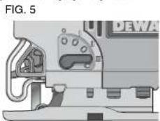 DEWALT DW300 - Cutting Action – Orbital or Straight (Fig. 5) - 1