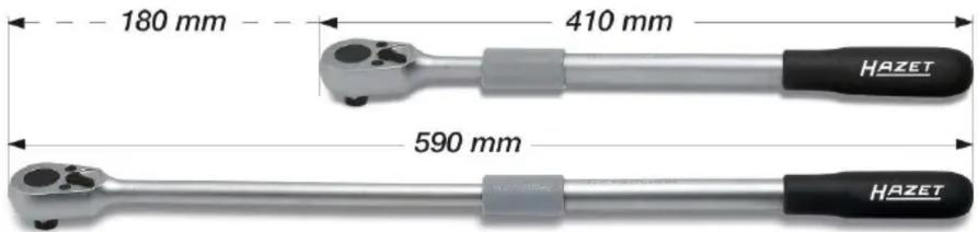180 mm 410 mm 590 mm HAZET HAZET