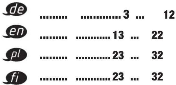 de .... 3 ... 12 en .... 13 ... 22 pl .... 23 ... 32 fi .... 23 ... 32