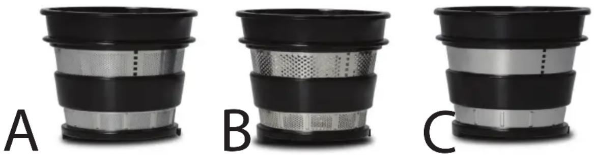 Eldom Perfect Juicer PJ650C - Po przetworzeniu całości produktów i ustaniu strumienia soku, wyłączyć urządzenie i poczekać aż się zatrzyma. - 1