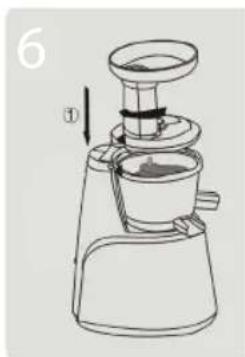 Eldom Perfect Juicer PJ650C - POUŽÍVÁNÍ ZAŘÍZENÍ - 7