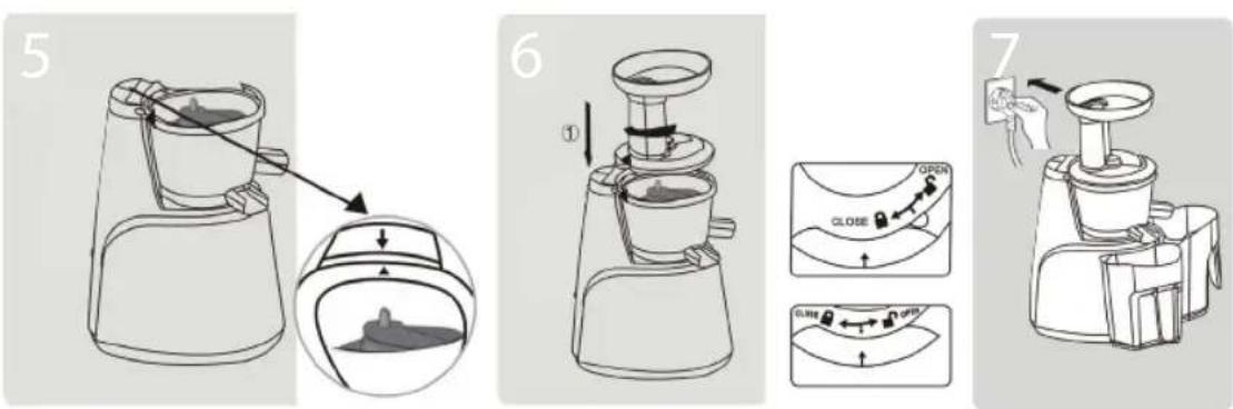 Eldom Perfect Juicer PJ650B - ÖSSZESZERELÉS - 2