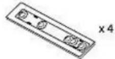 SCHNEIDER SKG 257.4 NF EB - Installation accessories: - 1