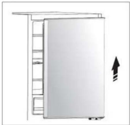 SCHNEIDER SKG 257.4 NF EB - CHANGE OF THE HINGE POSITION: - 2