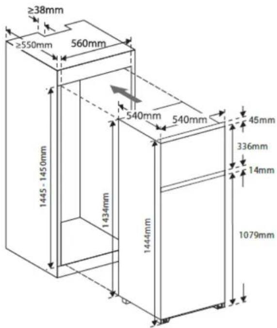 SCHNEIDER SDD230.4 EB - Einbauskizze - 1