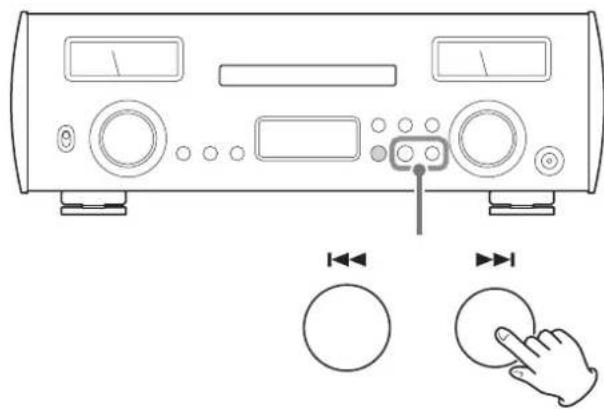 TEAC NR-7CD - Suchen eines Tracks über die Sprungfunktion - 1
